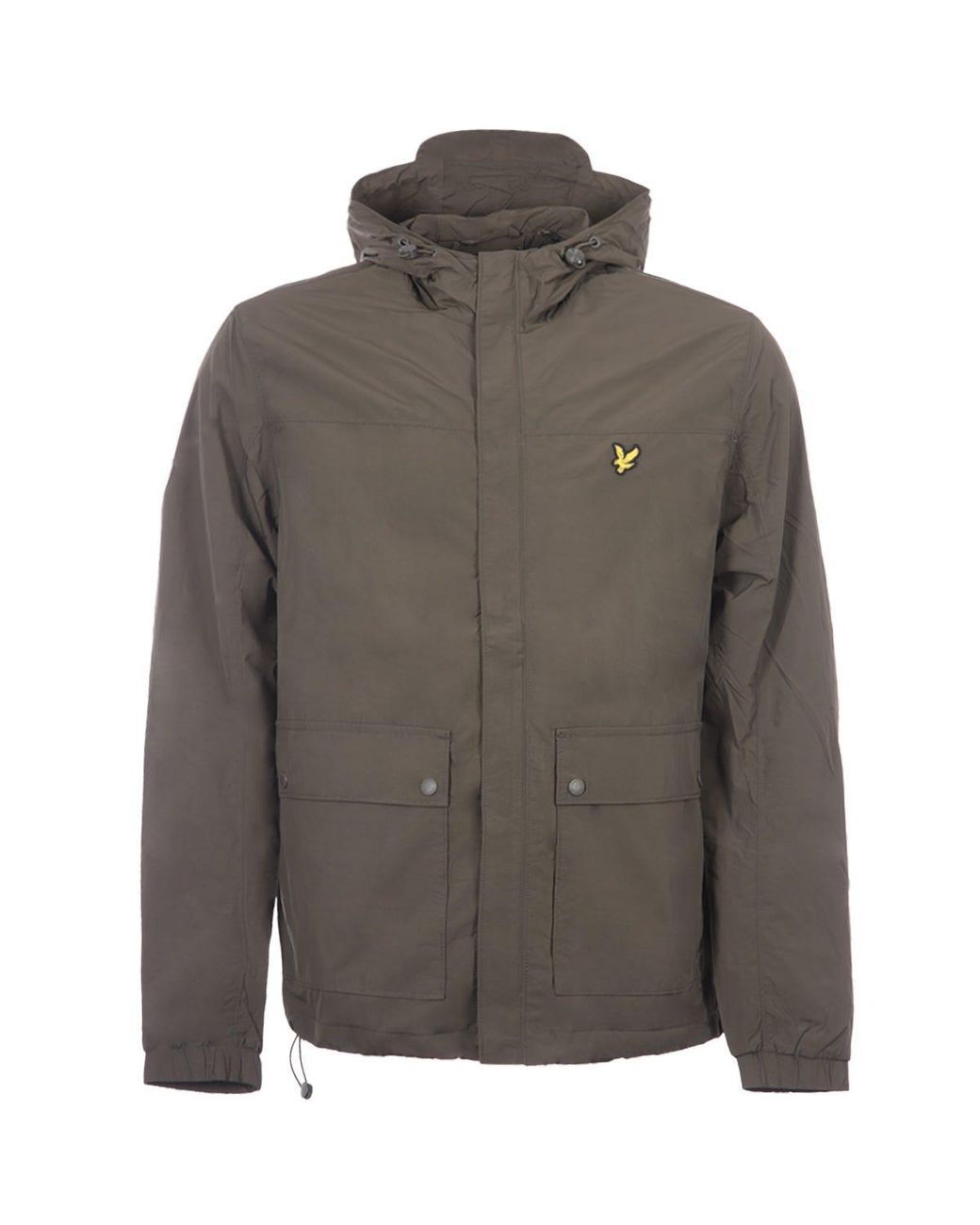 Lyle & Scott Gray And Hooded Pocket Jacket for men