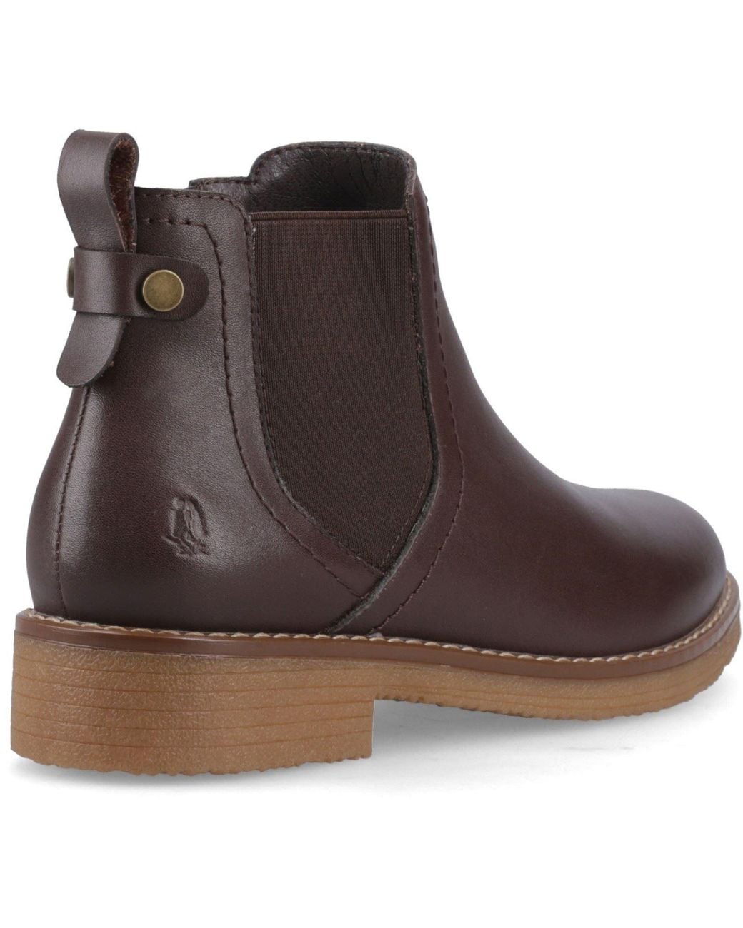Hush Puppies Brown Maddy Leather Suede Boots