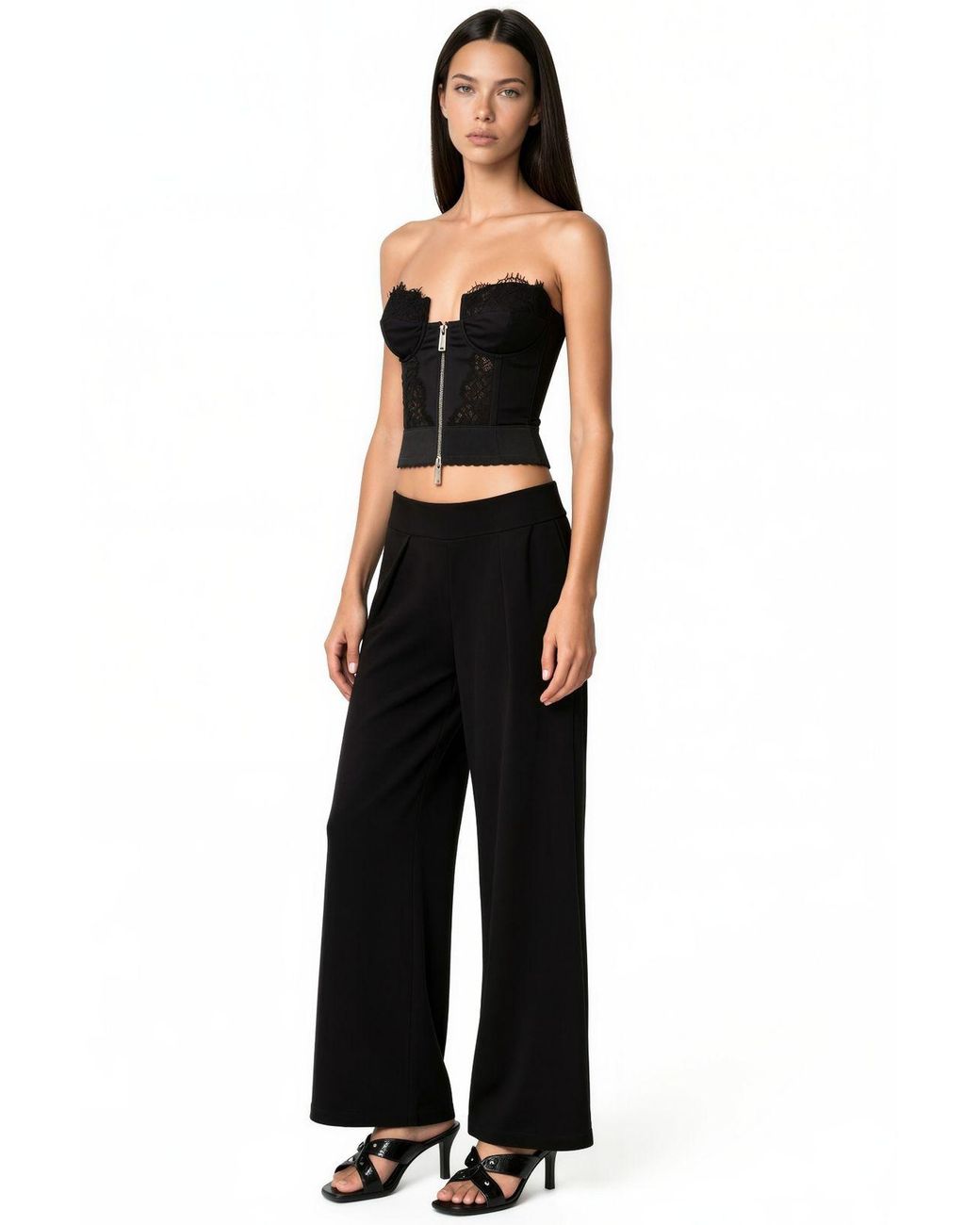 Busem Black Modal Blend Pants