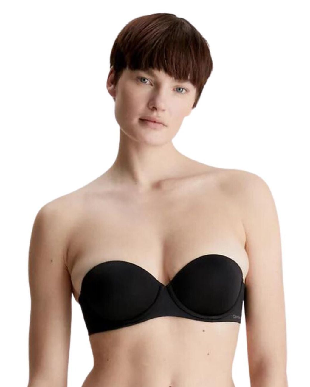 Calvin Klein Black 000Qf5677E Invisibles Strapless Push Up Bra