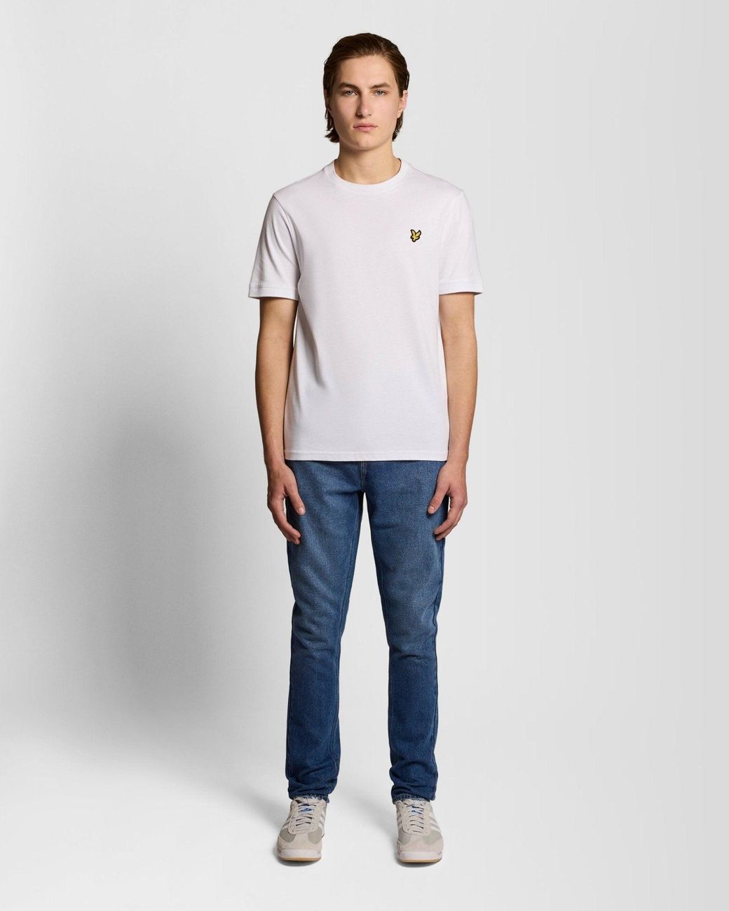 Lyle & Scott Blue Slim Tapered Jeans for men