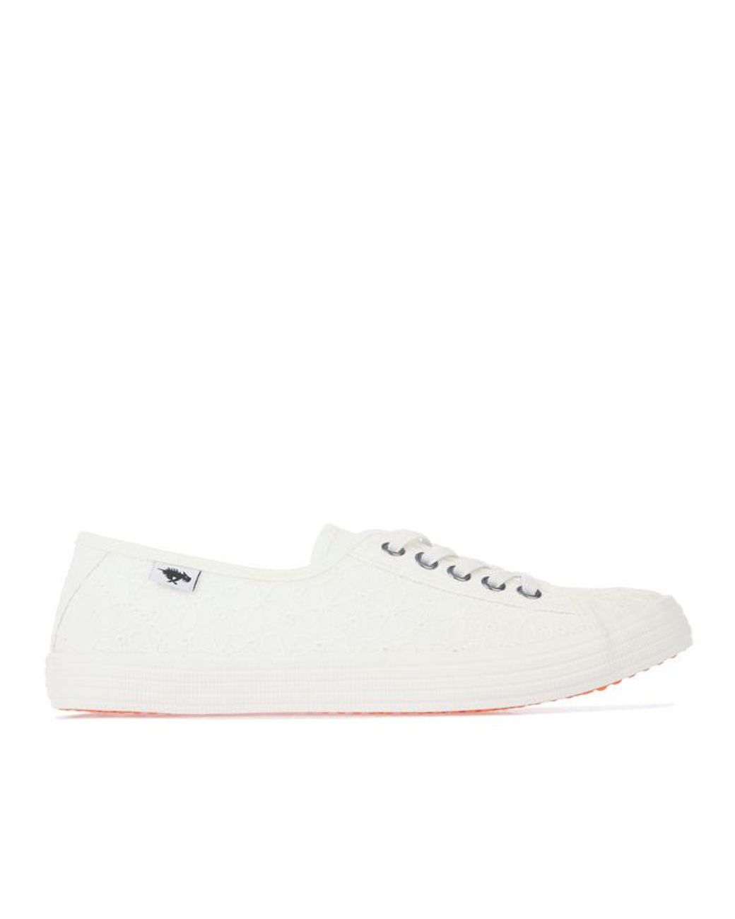 Rocket Dog White Chow Elsie Eyelet Pumps