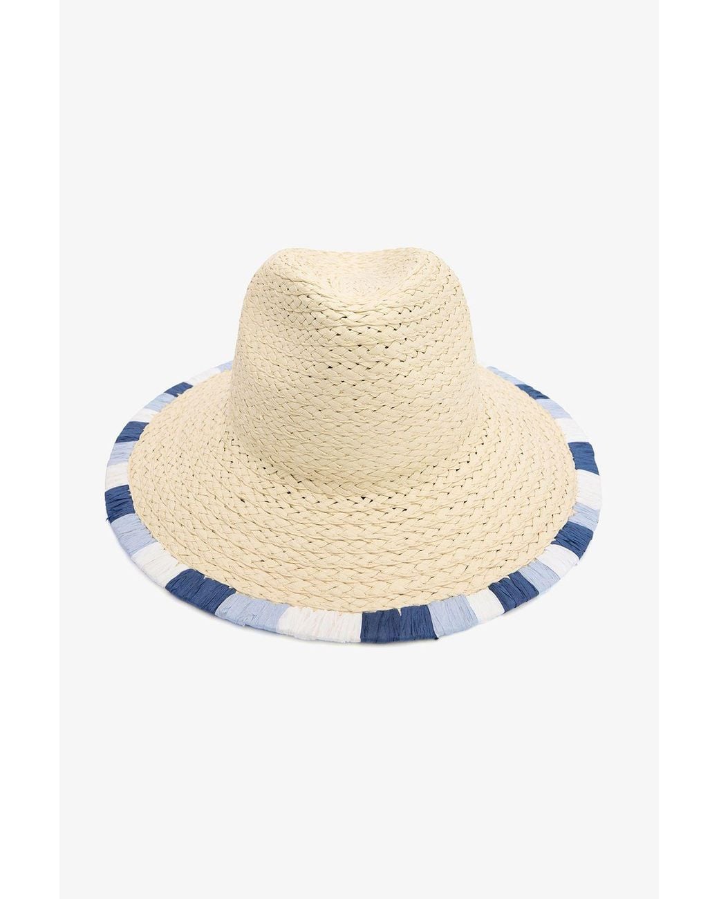 Penti White Celine Straw Hat