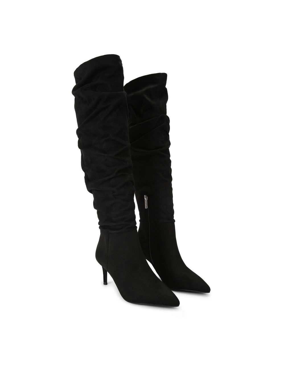 Carvela Kurt Geiger Black Savo Knee Boots
