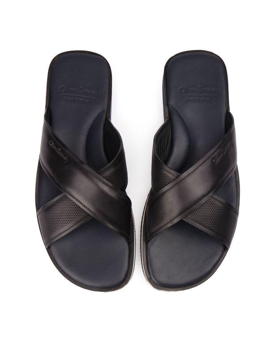 Oliver Sweeney Black Memphis Sandals for men