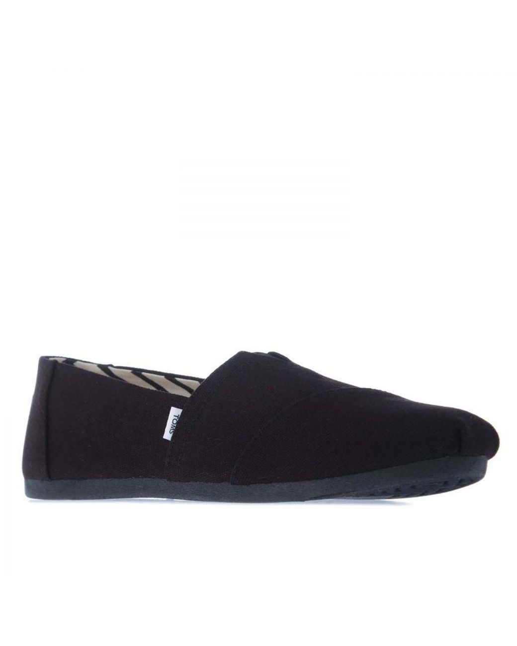 TOMS Blue Recycled Cotton Alpargata Espadrille Pumps