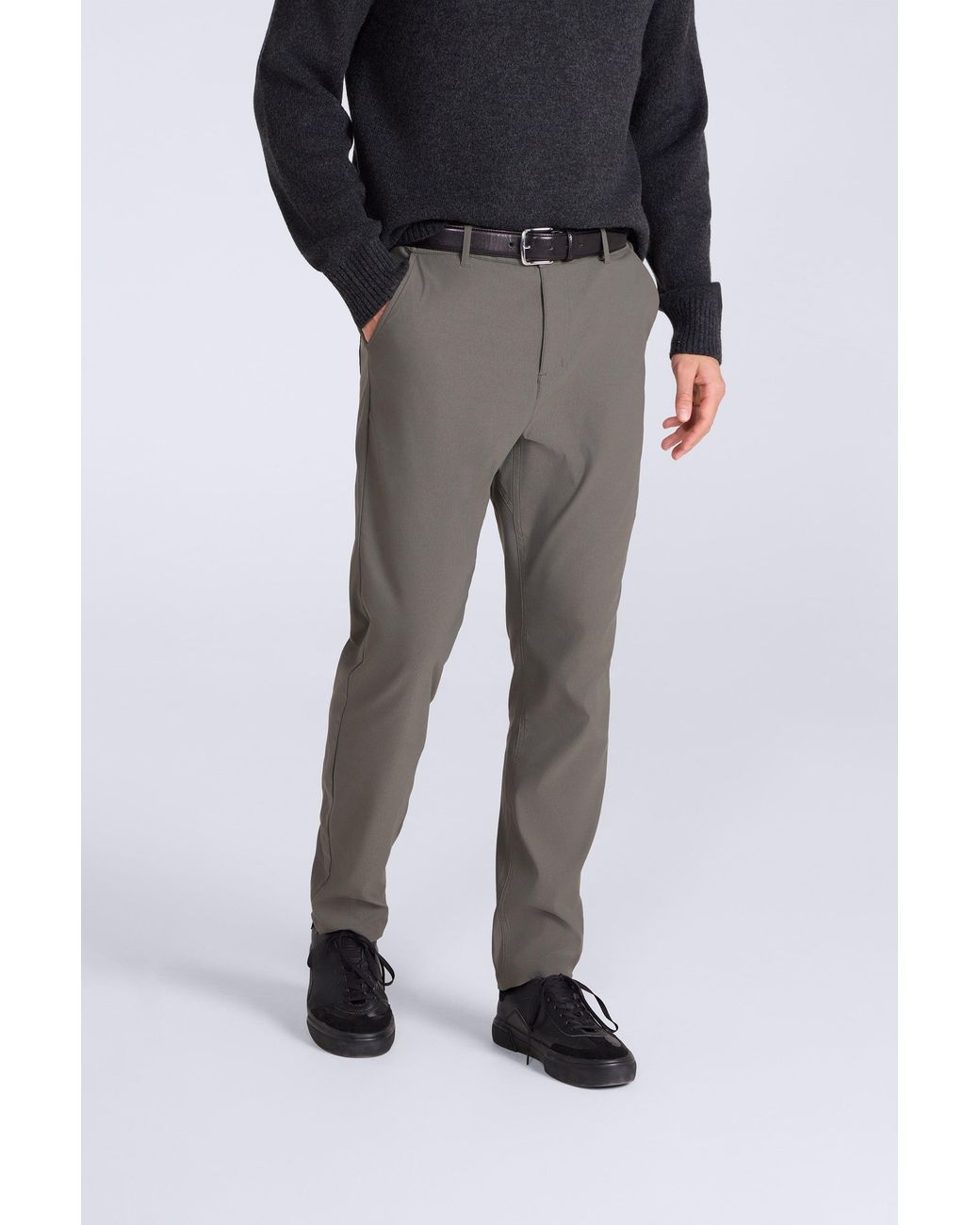 Mountain Warehouse Black 'Commuter' Trouser Lightweight Multi Pocket Comfortable Outdoor Pants for men