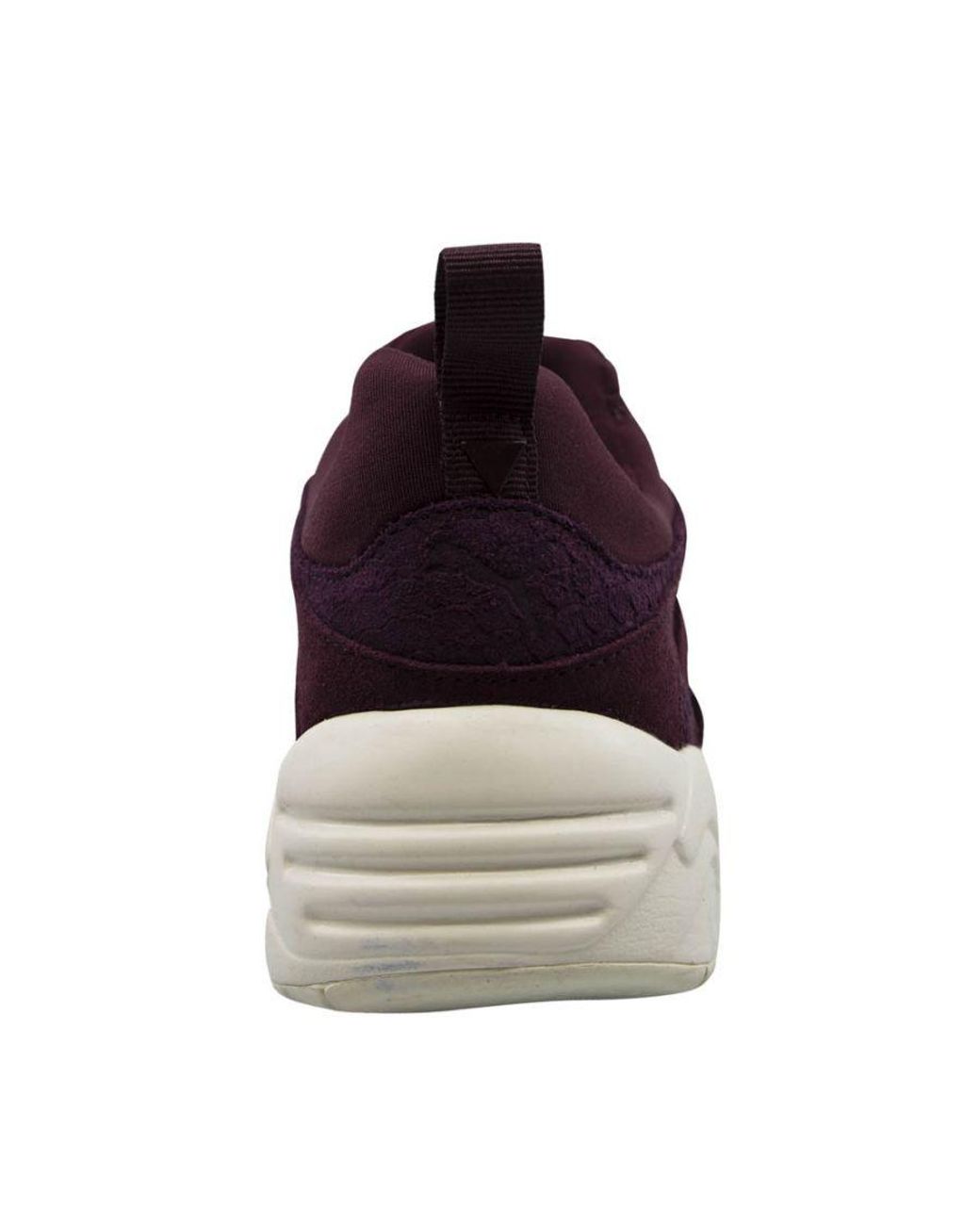 PUMA Purple Trinomic Blaze Of Glory Rioja Leather Lace Up Trainers 361470 01