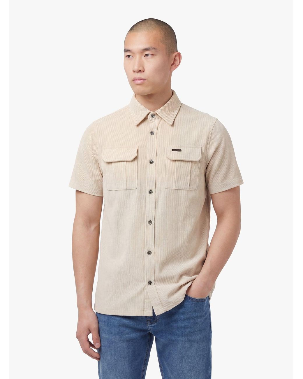 Luke 1977 Natural Lye Cord Shirt for men