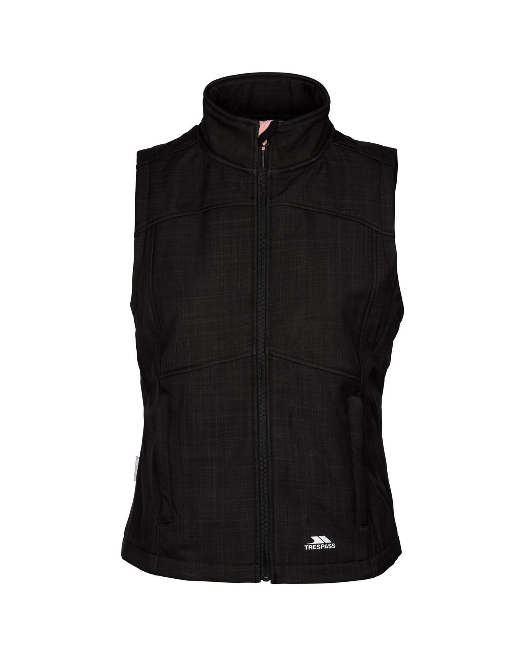 Trespass Black Ladies Mereb Tp50 Softshell Lightweight Gilet Marl)