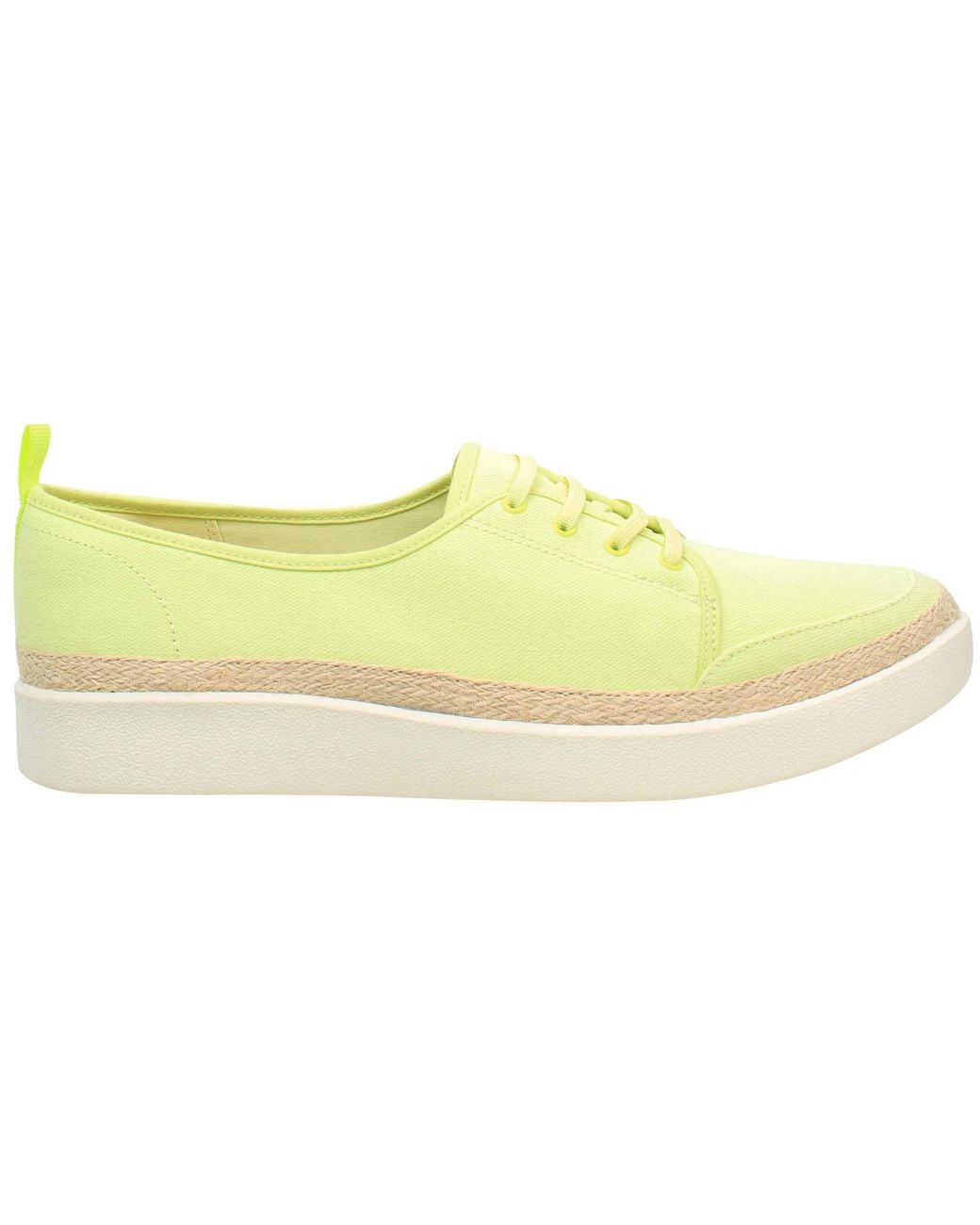 Vionic Yellow Jovie Plimsolls