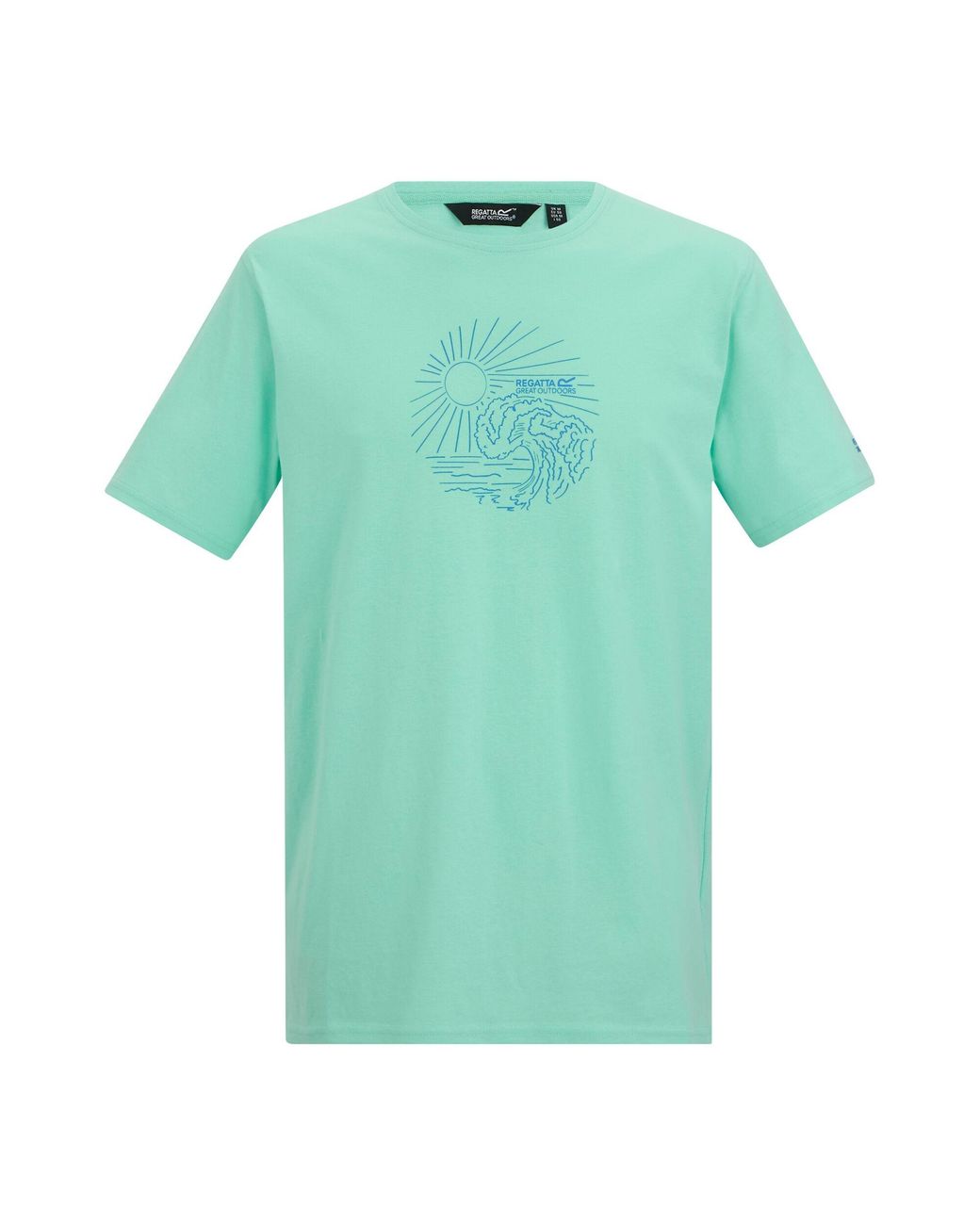 Regatta Green Cline Ix Sea Wave T-Shirt (Ice) for men