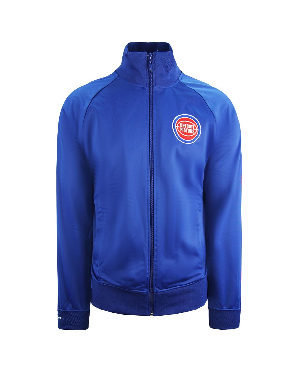Mitchell & Ness Blue Detroit Pistons Track Jacket for men
