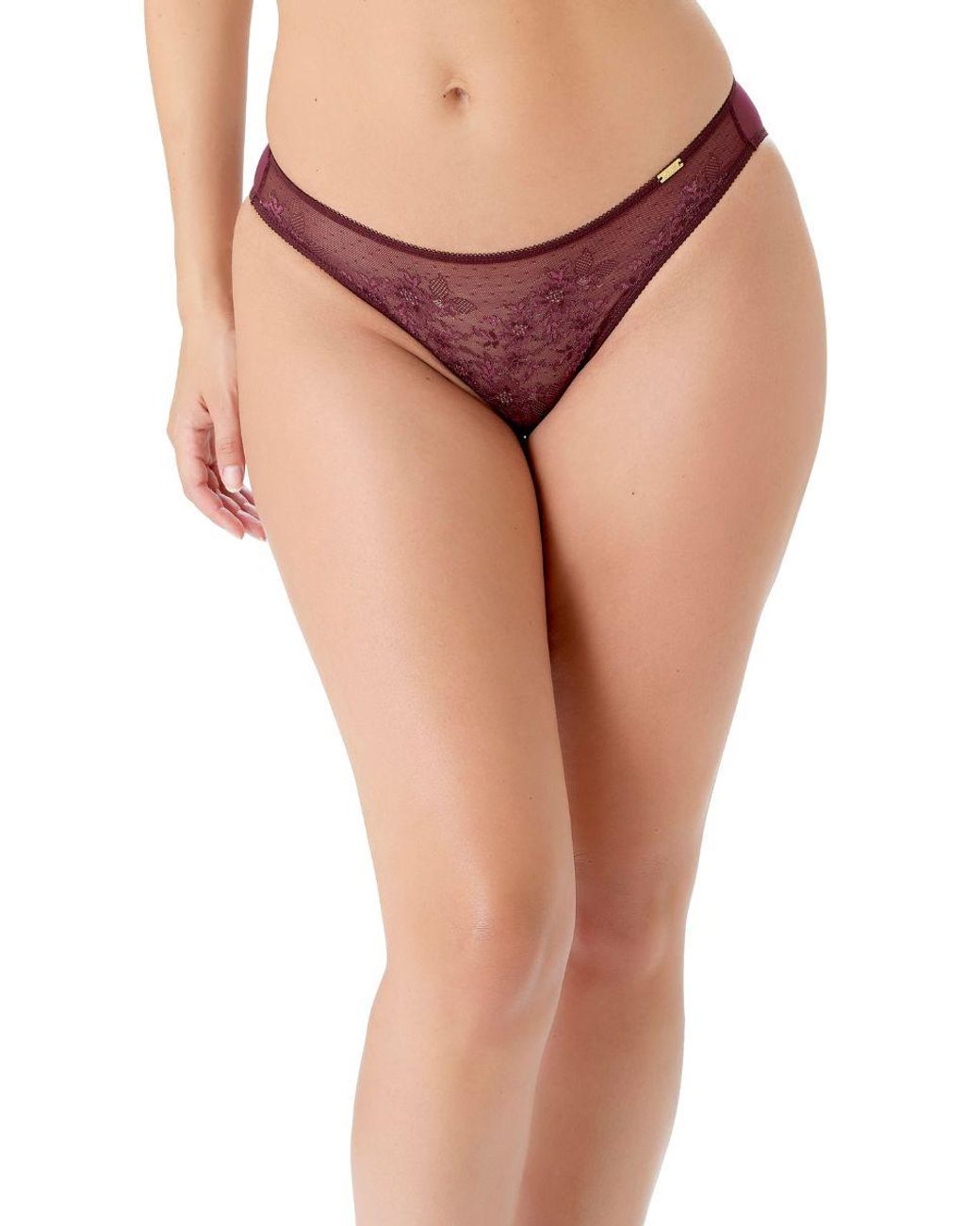 Gossard Pink Glossies Lace Brief