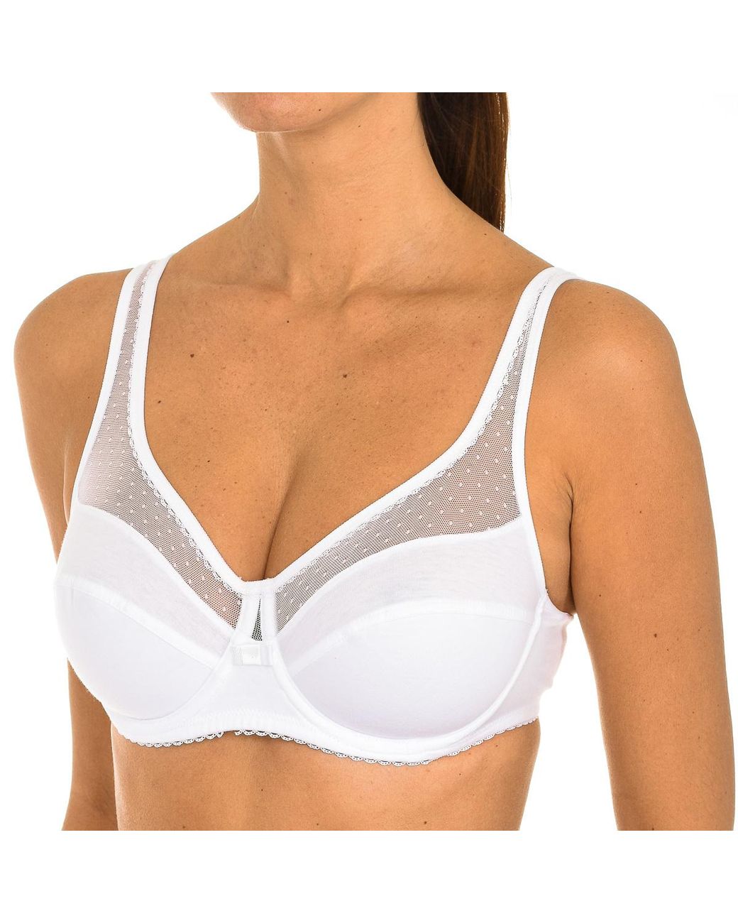 Dim White Generous Organic 00Asf Underwire Bra