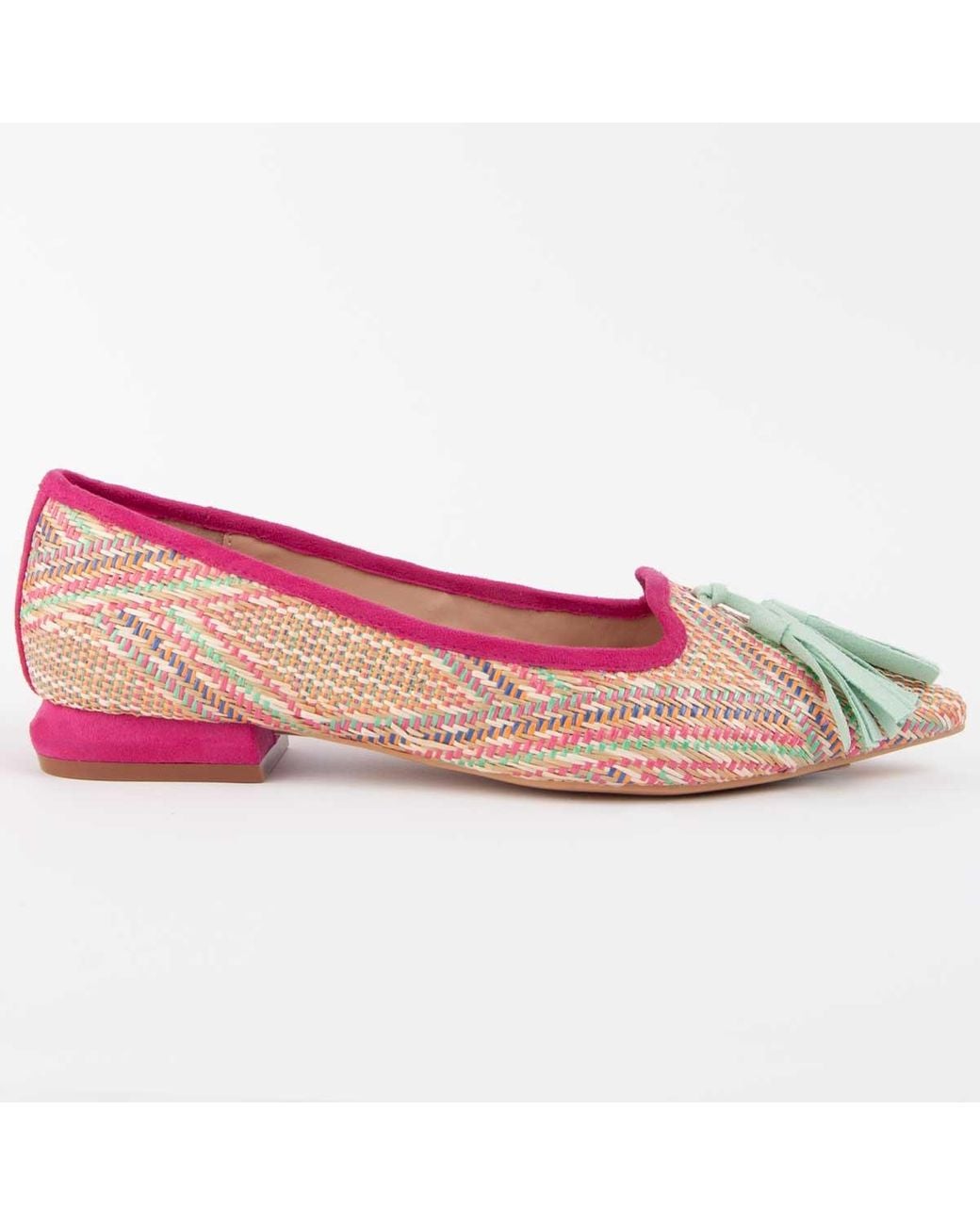 Montevita Pink Ballet Flats Baleri5 Multicolored