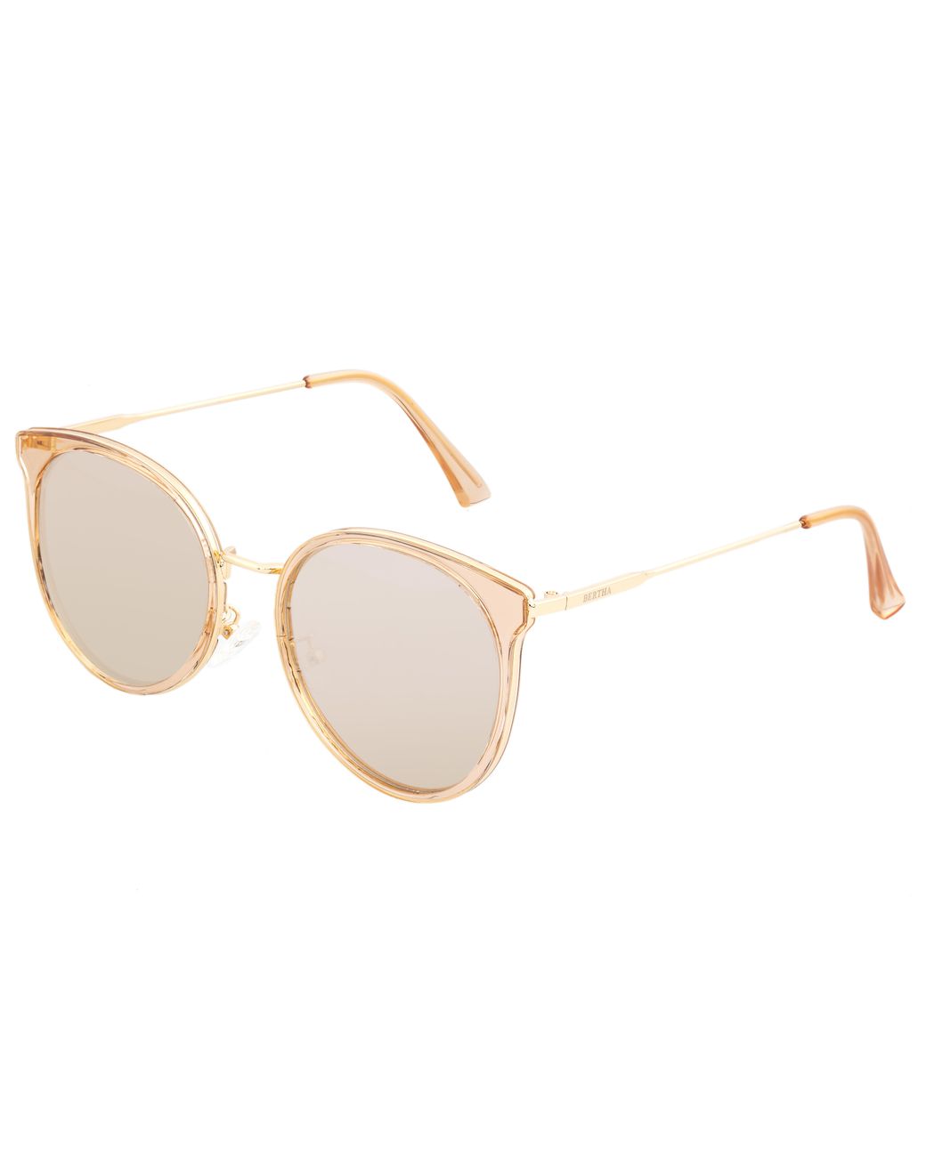 Bertha Metallic Brielle Polarized Sunglasses