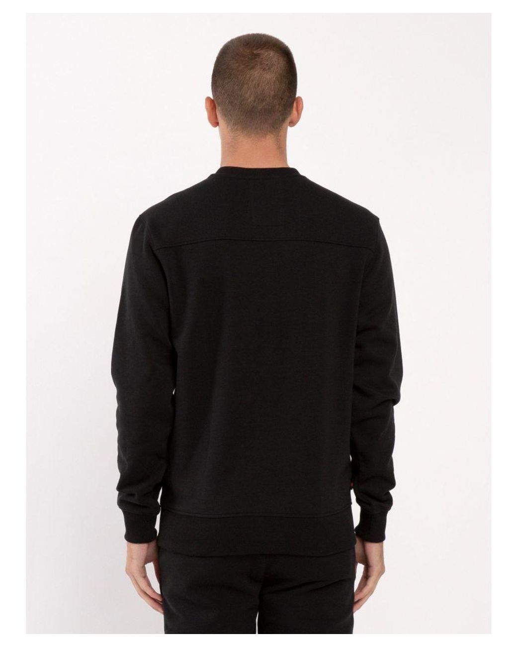 Luke 1977 Black The Runner Sweatshirt Cotton for men
