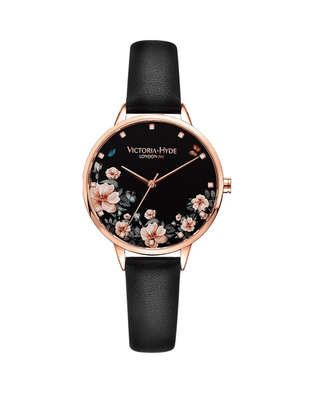 Victoria Hyde London Black Watch Park Flower Leather