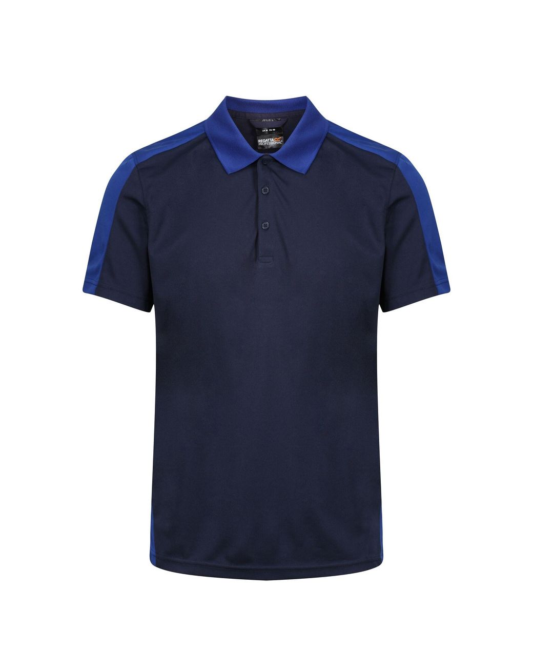 Regatta Blue Contrast Coolweave Pique Polo Shirt /New Royal)