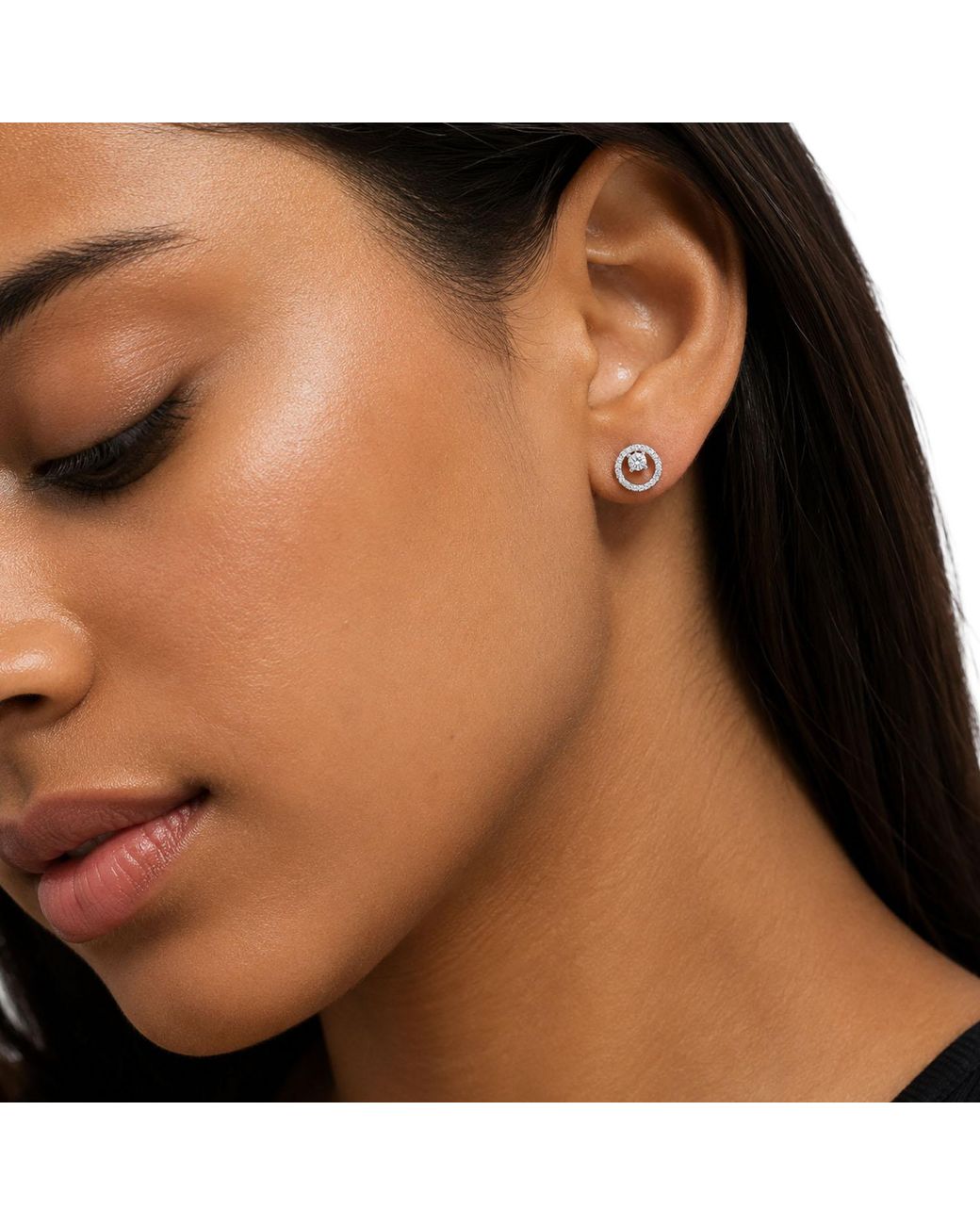 Bibei Metallic Earrings Circle Of Light