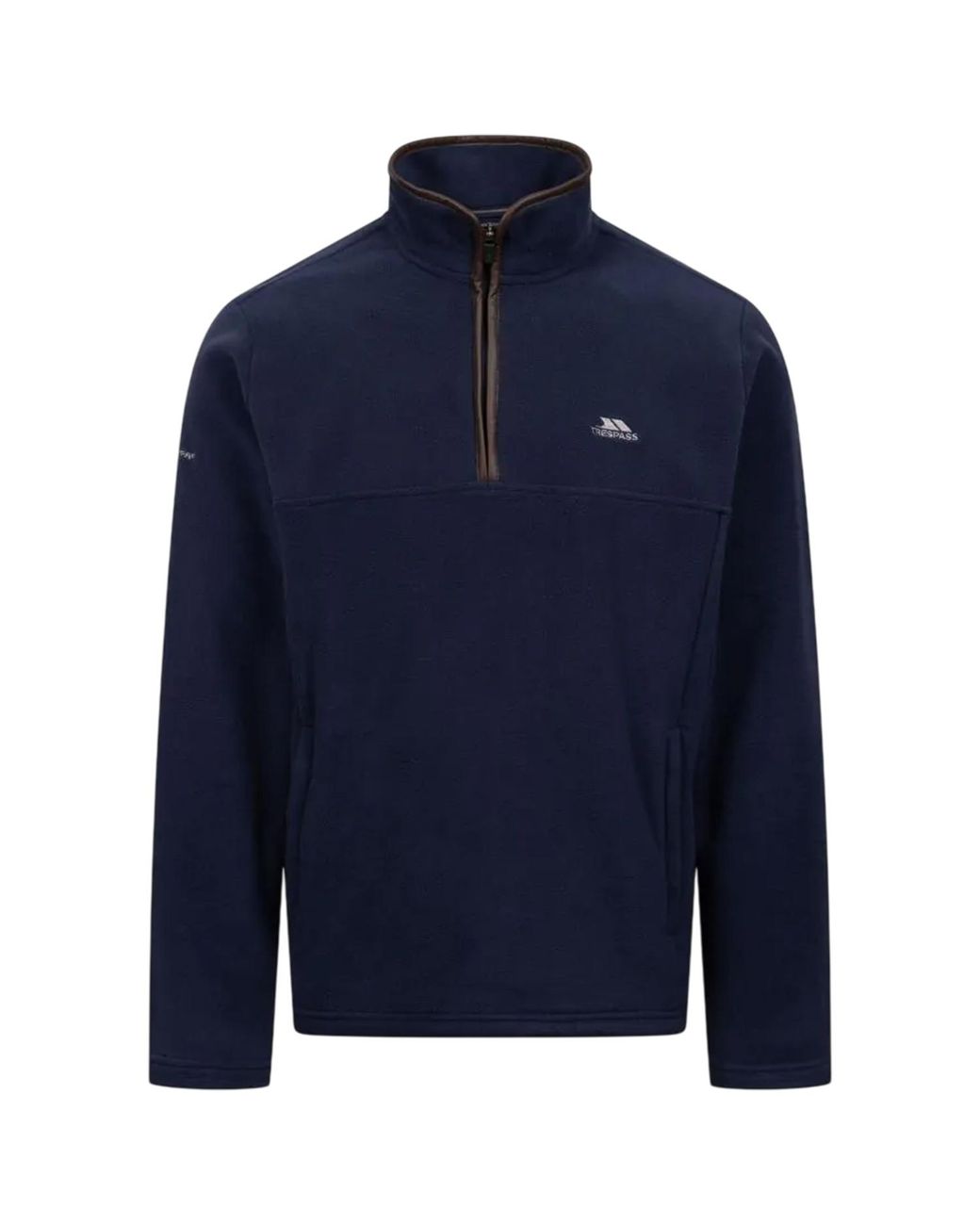 Trespass Blue Huntar Fleece Top for men