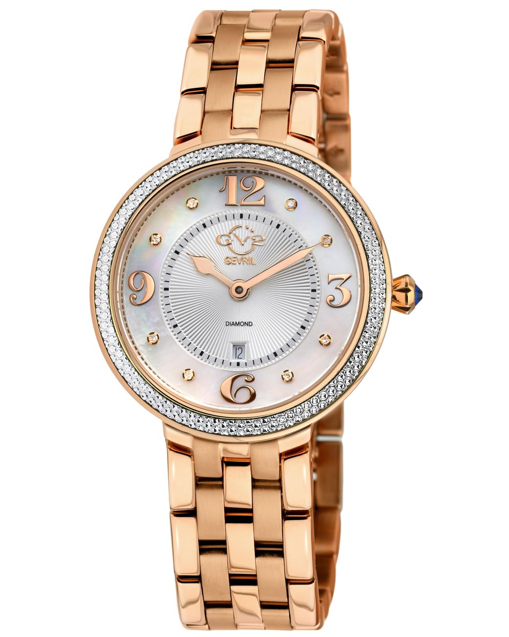 Gv2 Metallic 12902B Verona Swiss Diamond Watch