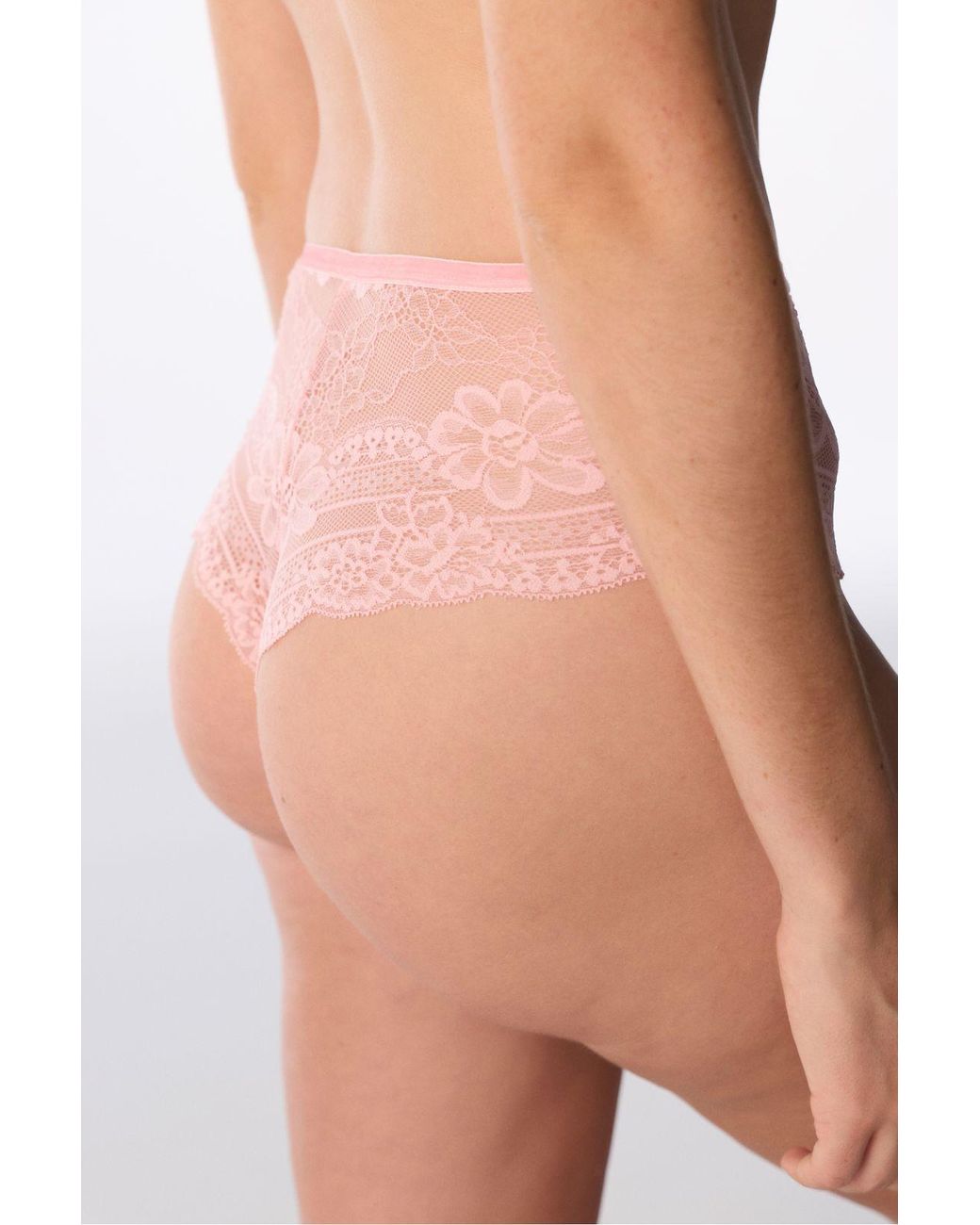 Penti Pink Cheeky Lace Hipster Briefs