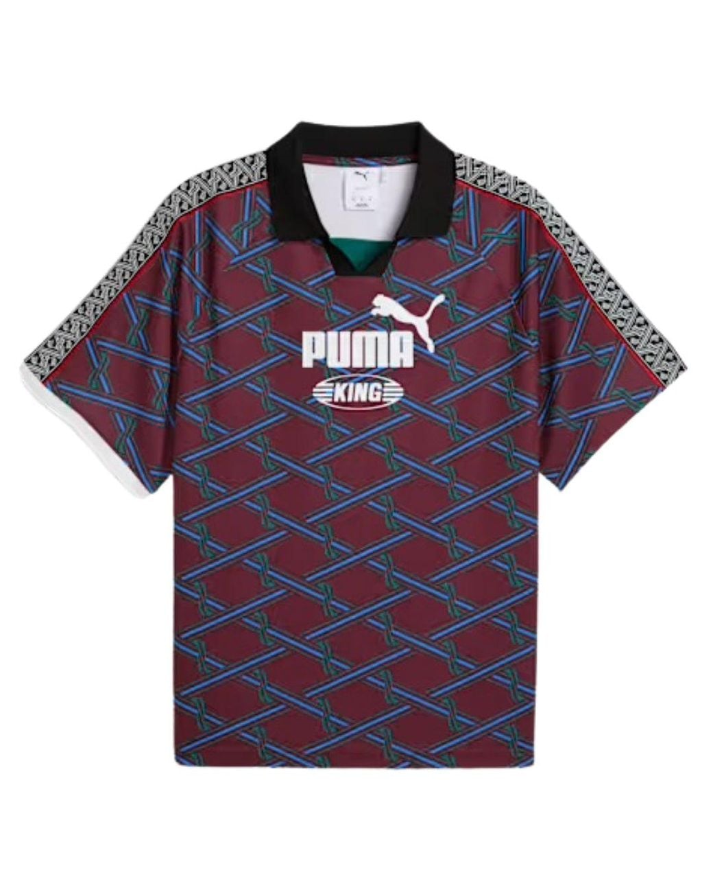 PUMA Blue King Ruby Shimmer Jersey Top for men
