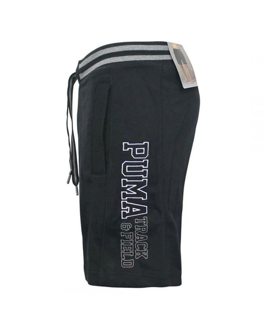 PUMA Black Regular Fit Stretch Waist Bottoms Shorts 836558 01 Cotton for men