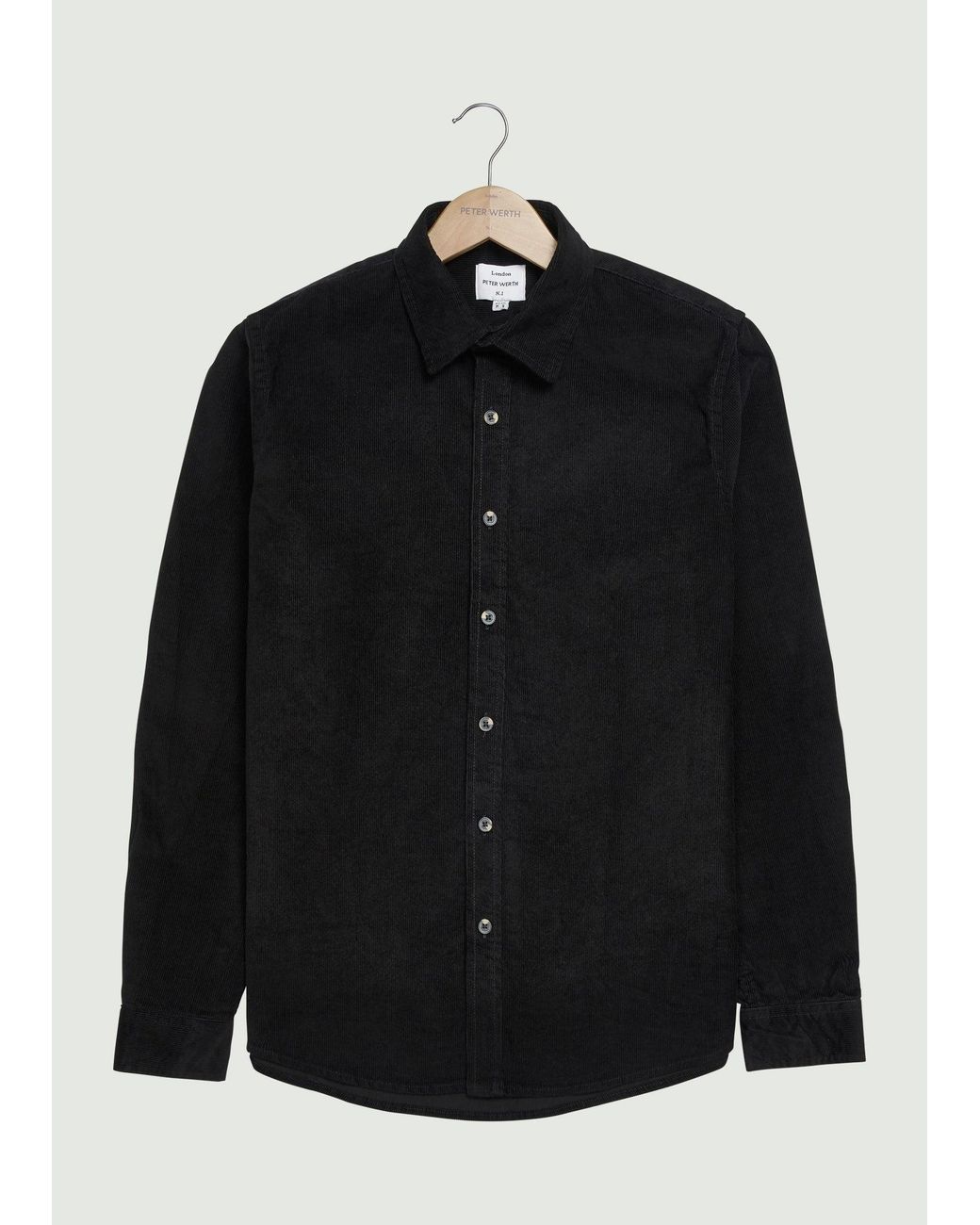 Peter Werth Black Feekes Ls Shirt for men