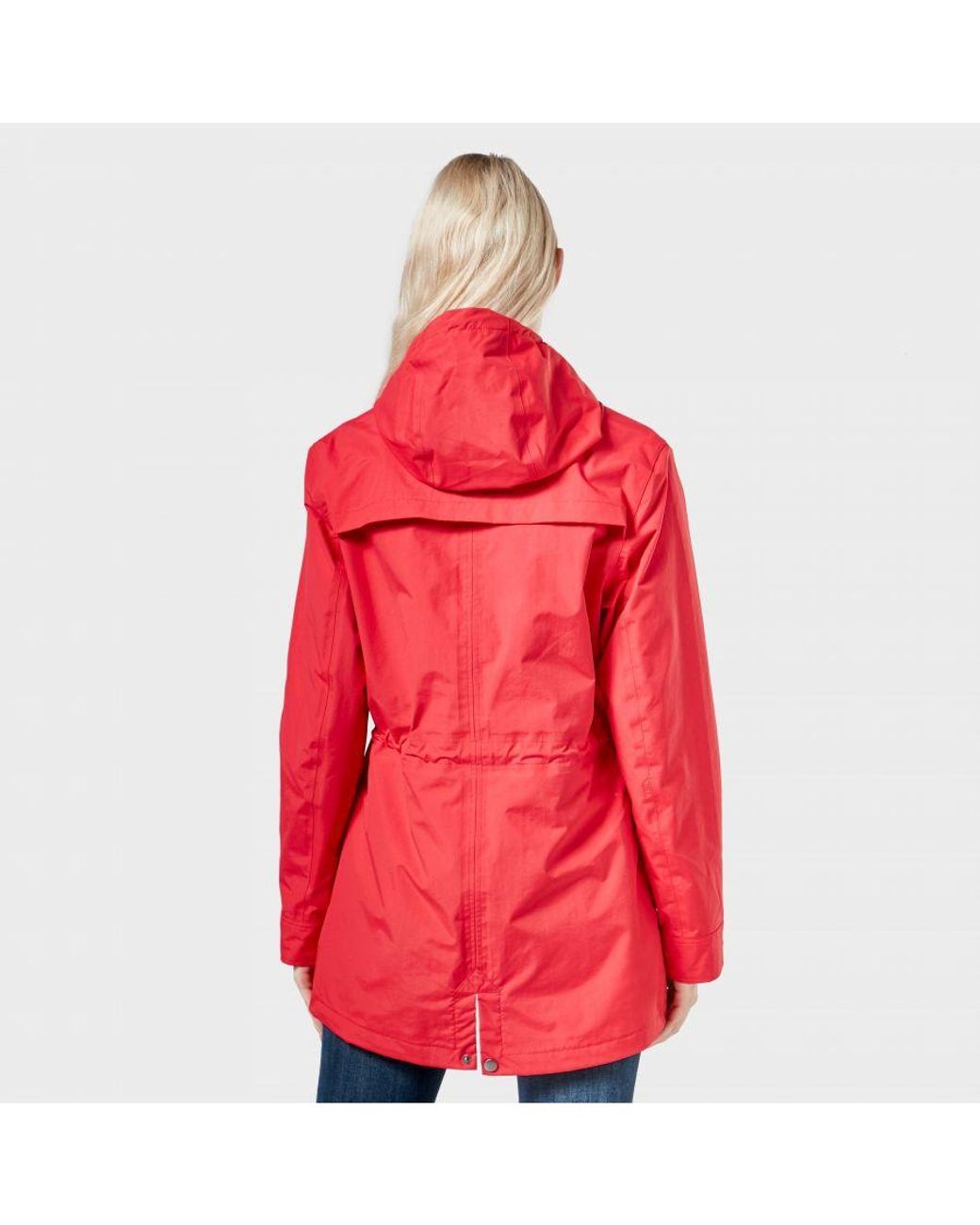 Peter Storm Pink Waterproof Weekend Jacket With Grown On Adjustable Hood, Raincoat