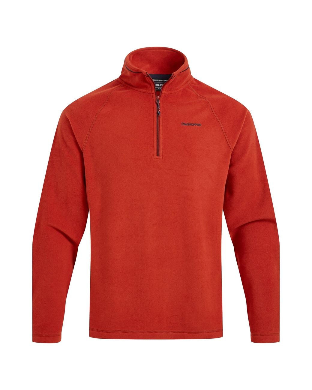 Craghoppers Red Corey Vi Half Zip Fleece Top (Carnelian) for men