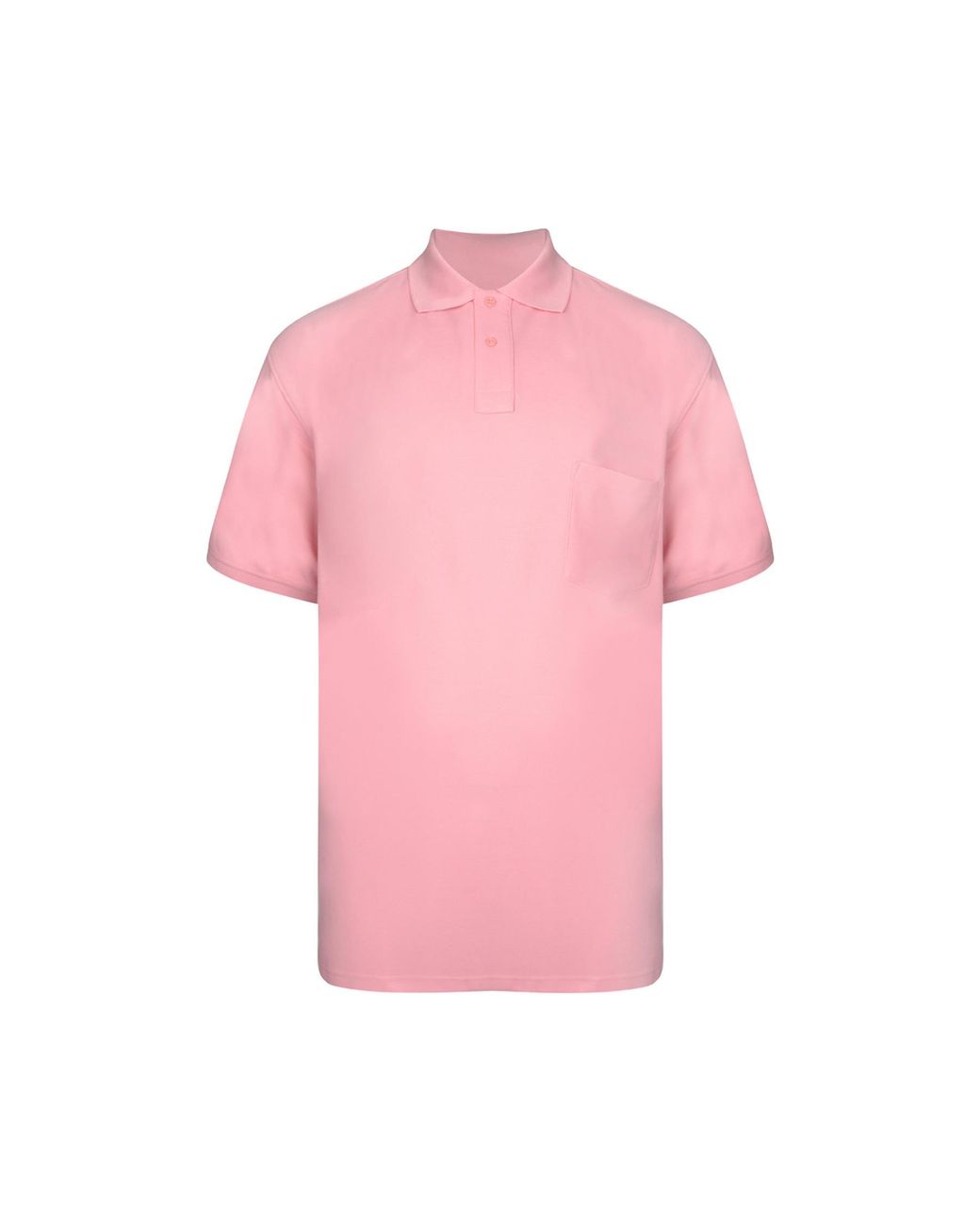 KAM Jeanswear Pink Kam Polo Shirts Short Sleeve Plus Size for men