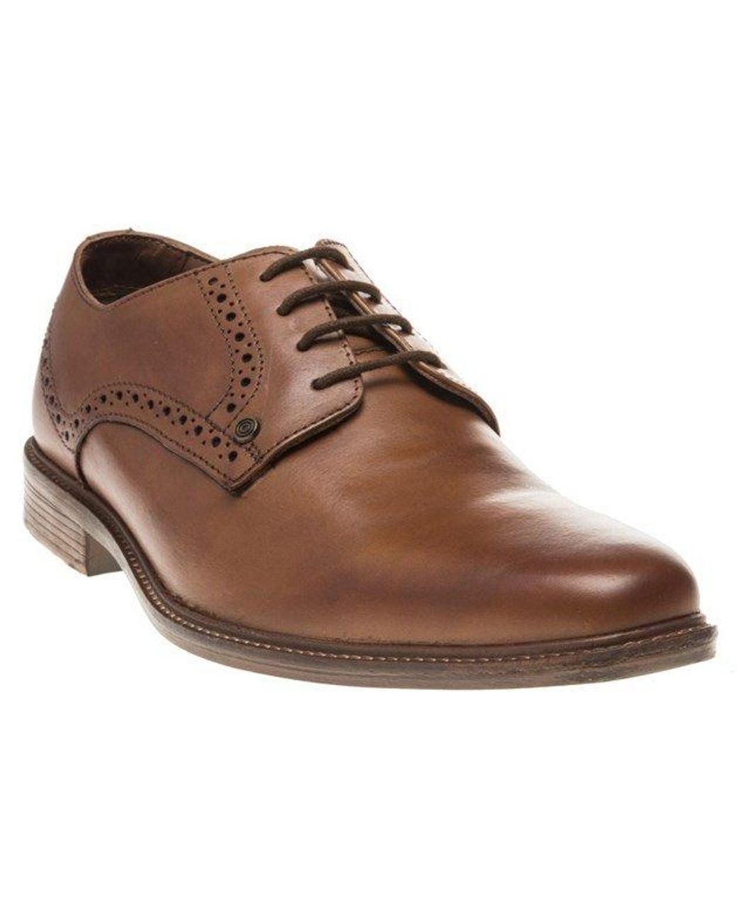 Lambretta Brown Harvey Derby Shoes for men