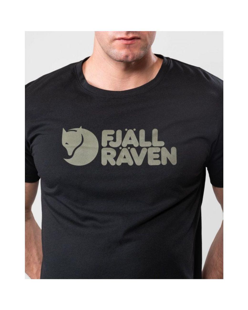 Fjallraven White Logo T-Shirt for men