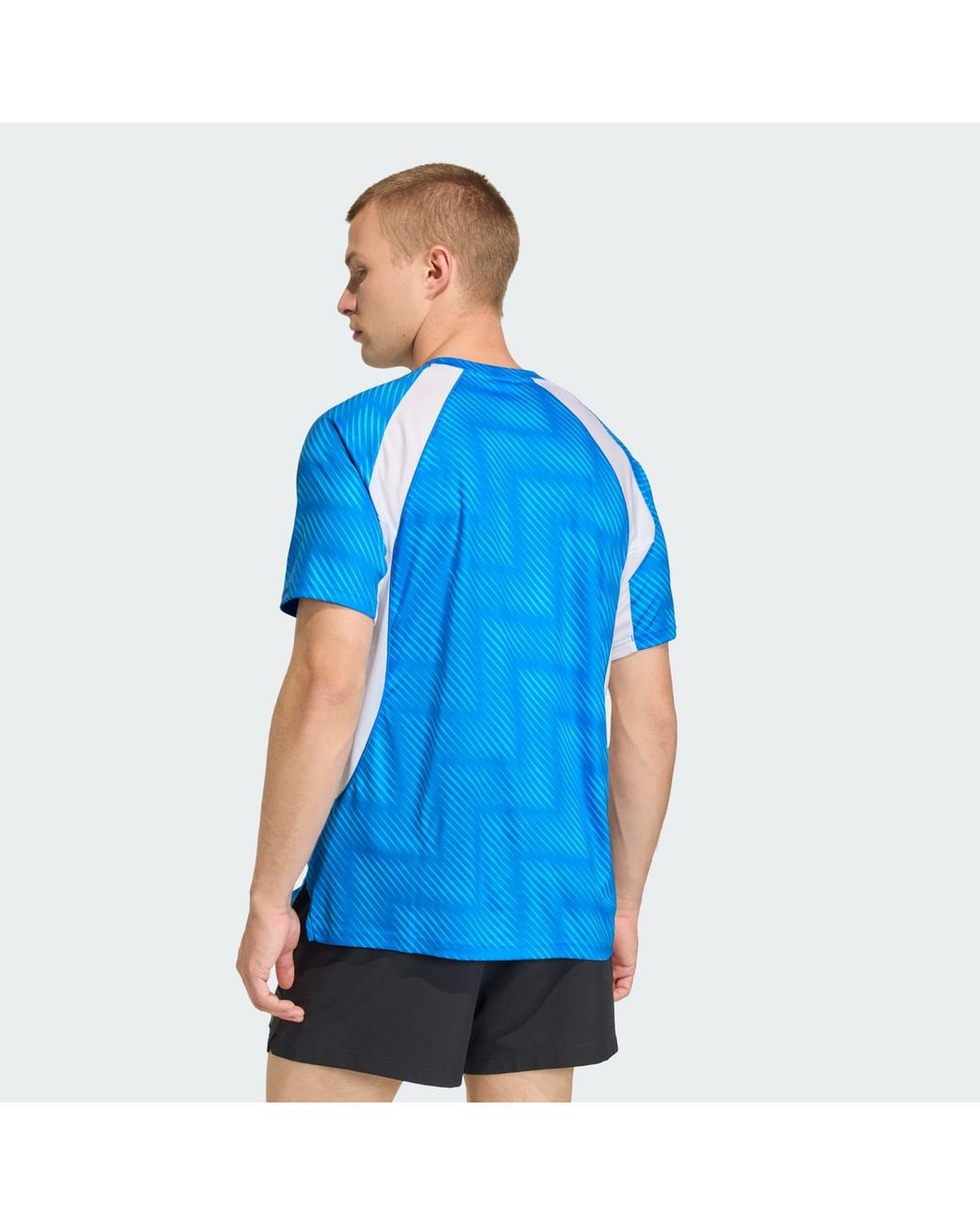 Adidas Originals Blue Tech Apparel Wc26 Tişört for men