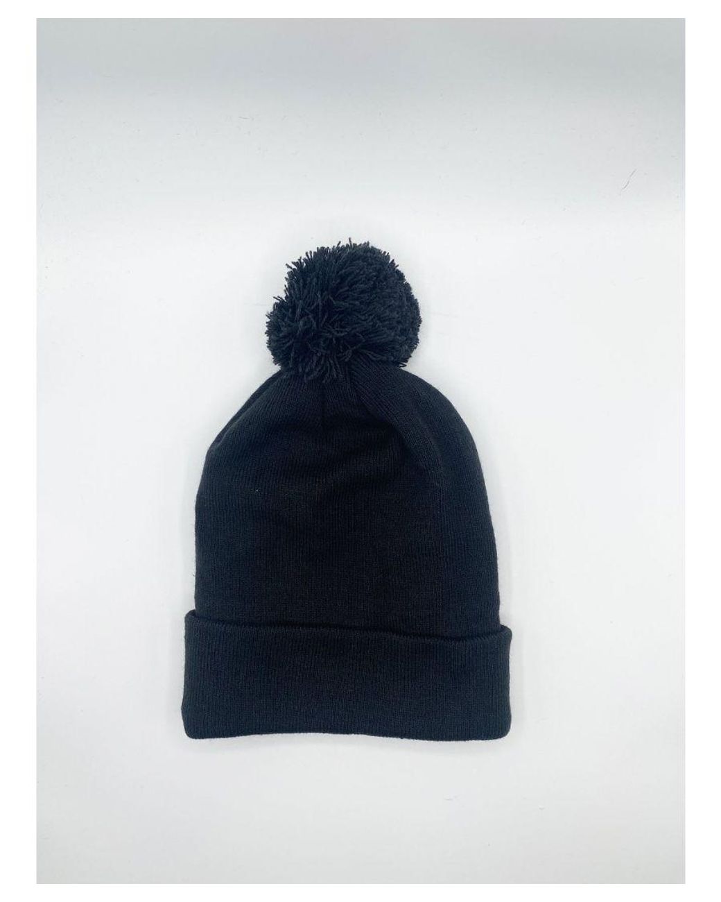 SVNX Blue Knitted Pom Pom Beanie