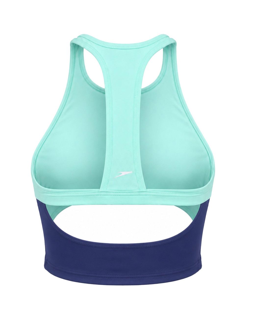 Speedo Blue Astro Pop Racerback Tankini Swimsuit Nylon