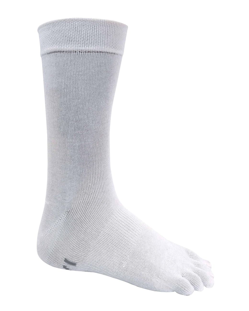 IOMI White Ladies Lightweight Cotton Toe Socks For Athletes Foot for men