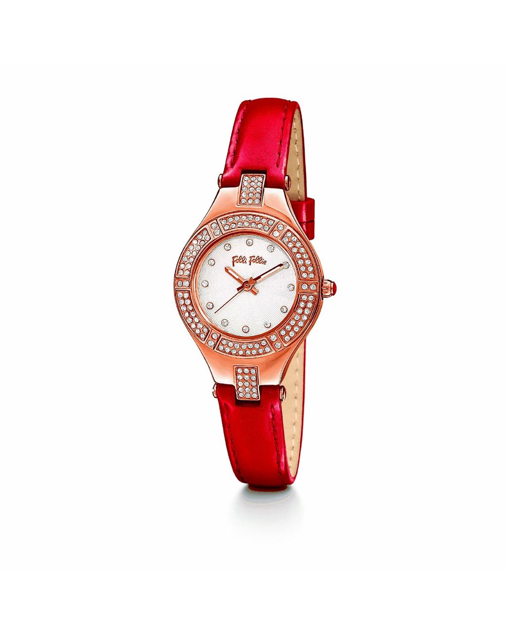 Folli Follie Red Ladies Watch Quartz Stainless Steel