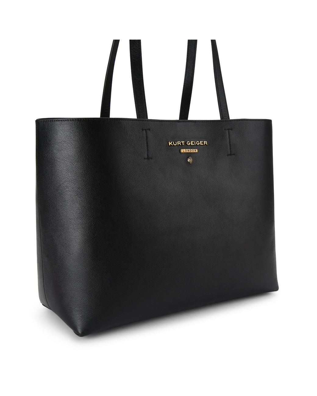 Kurt Geiger Black Leather Angel Shopper Bag