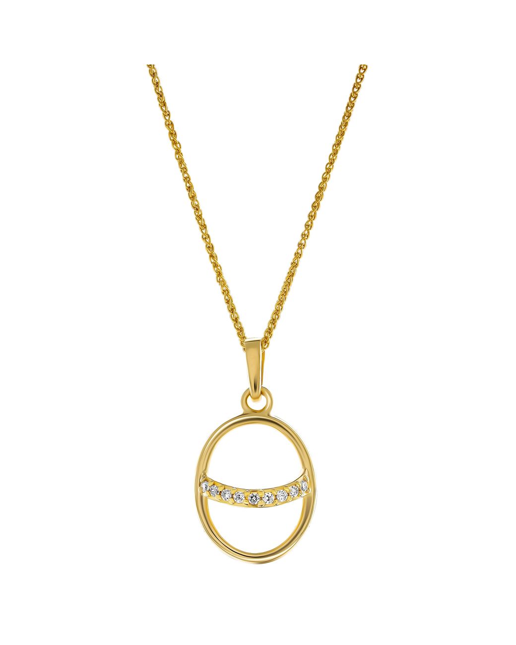 Orphelia Metallic 'Amaliada' 925 Sterling Set: Necklace + Earrings + Ring