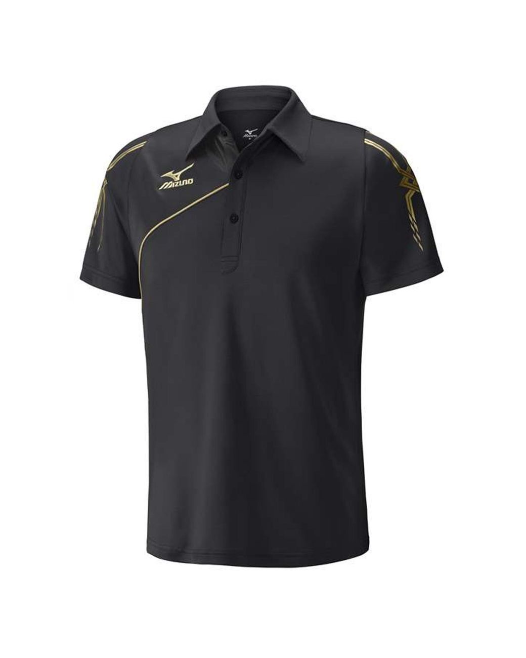 Mizuno Black Drylite Polo Shirt for men