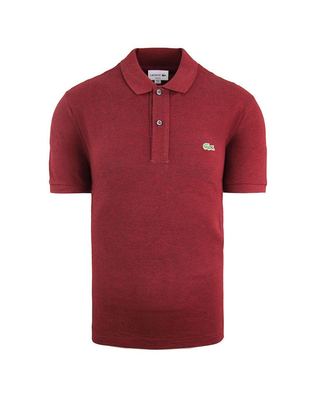 Lacoste Red Classic Fit Polo Shirt Cotton for men