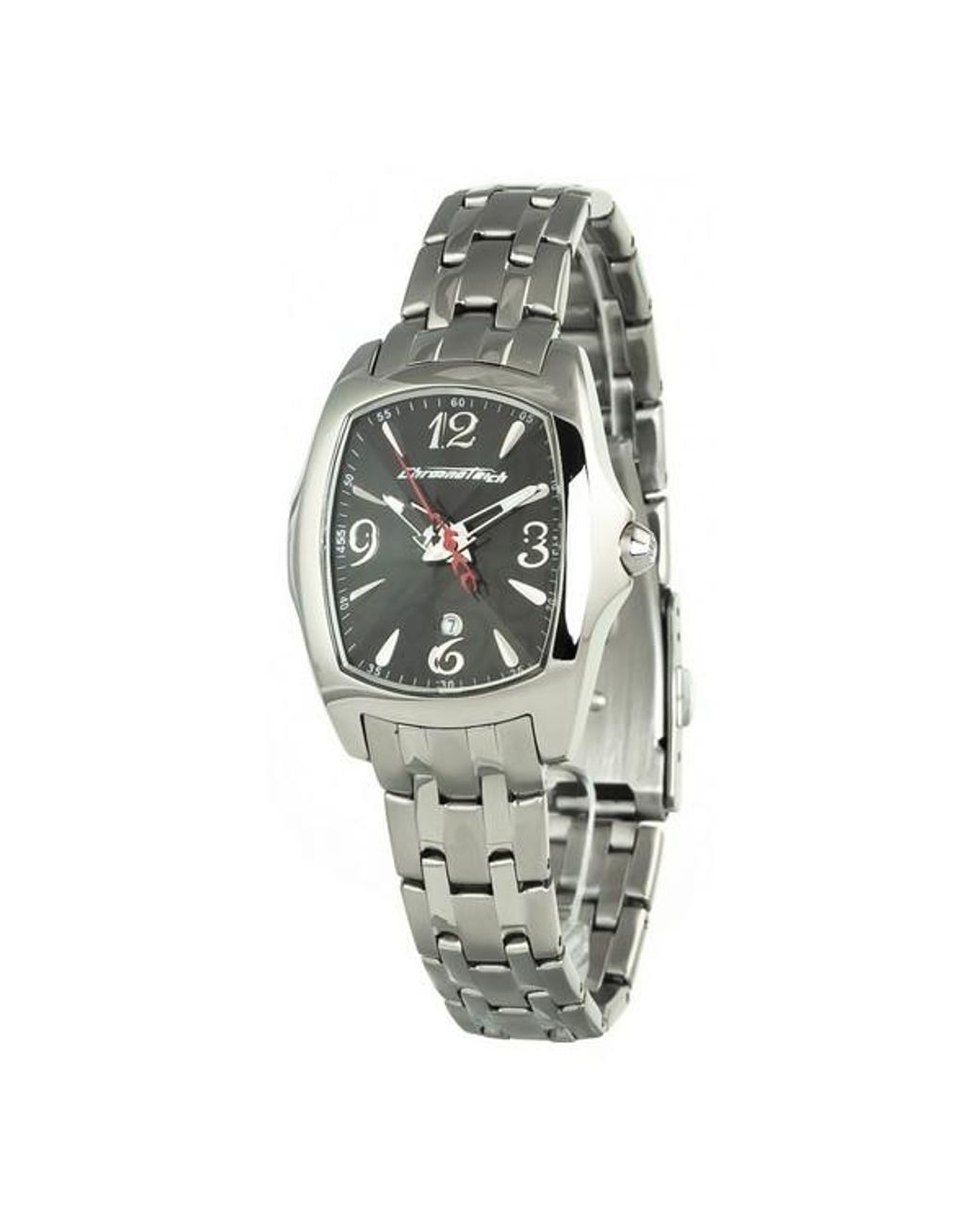 Chronotech Metallic Watch Ct7896S-12Mgs (33 Mm)