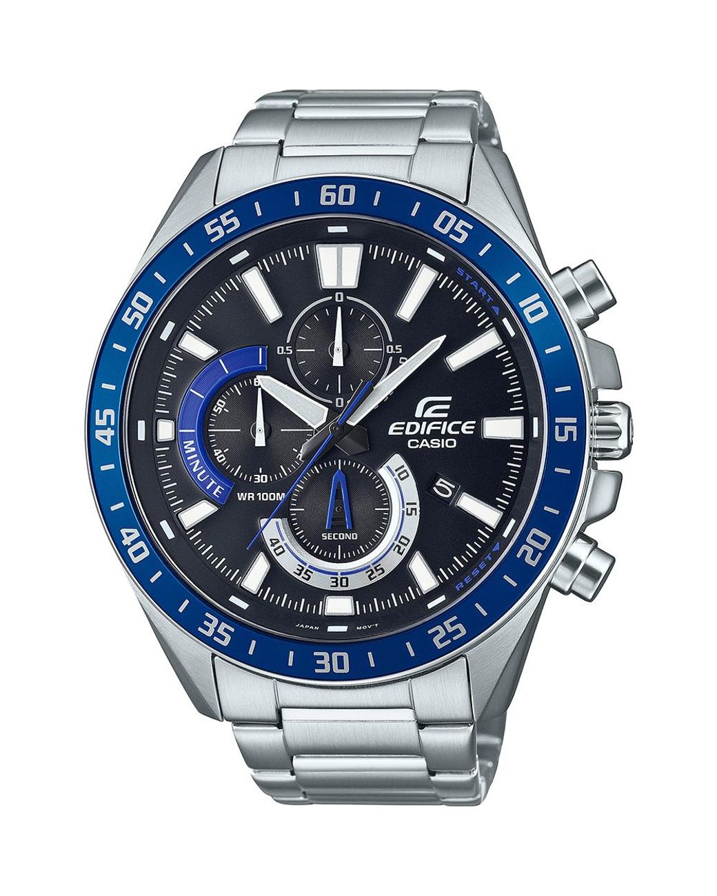 G-Shock Blue Edifice Watch Efv-620D-1A2Vuef Stainless Steel (Archived) for men
