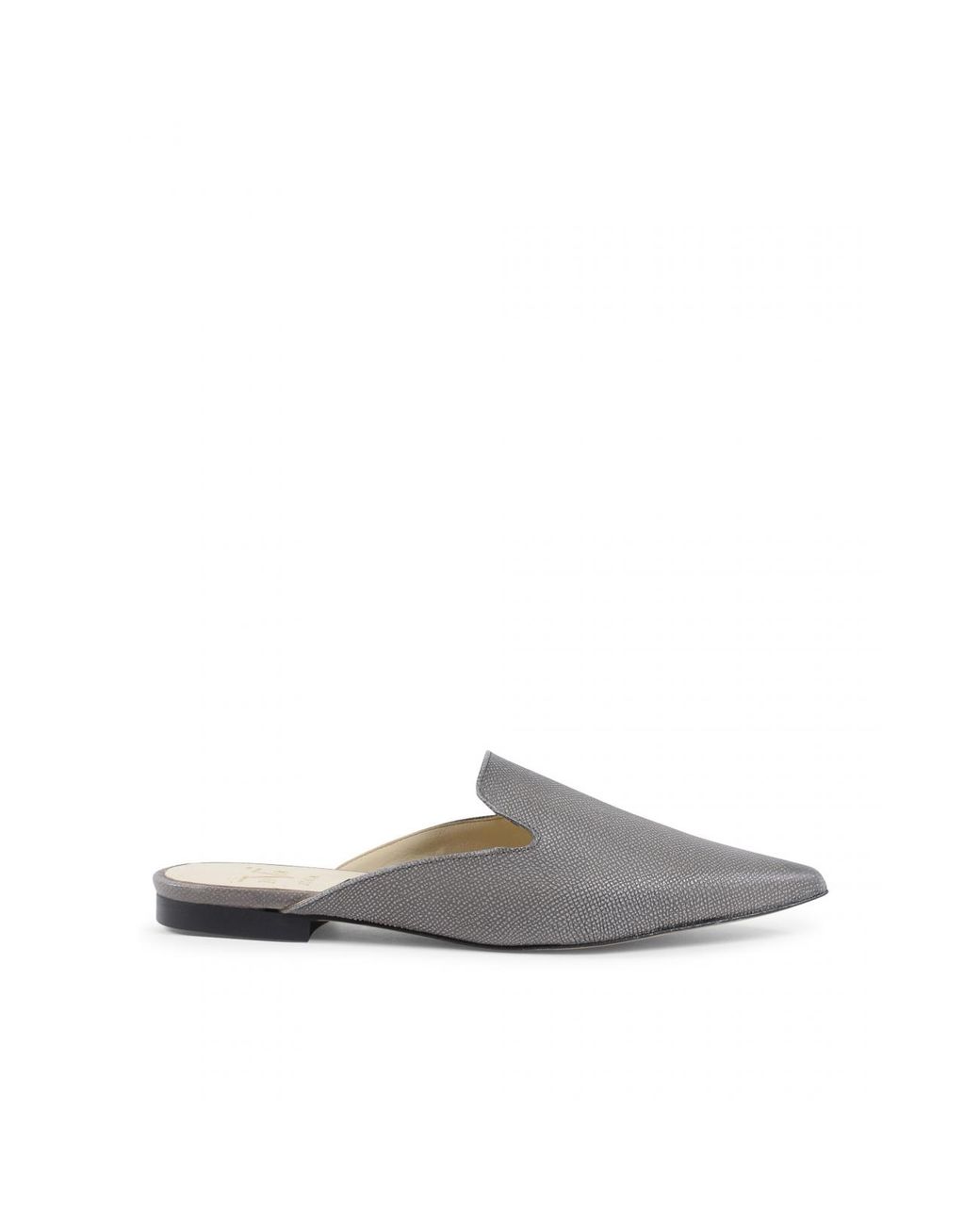 Versace 19.69 Abbigliamento Sportivo White 19V69 Slide Sabot Damita Meteora Perla Leather