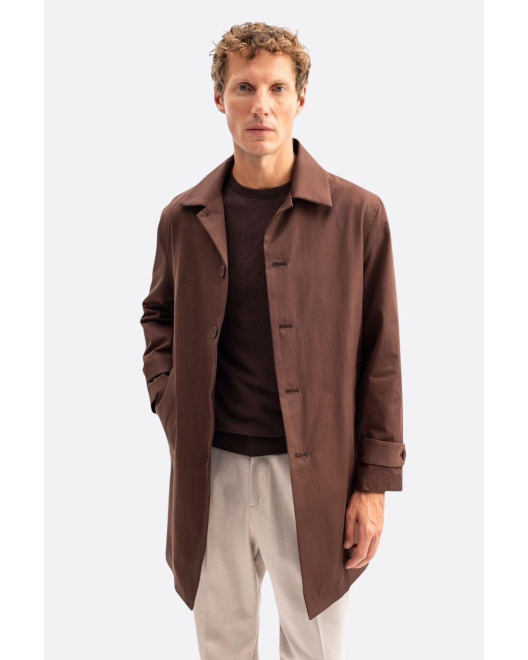 Giesto Red Puffer Down Coat for men
