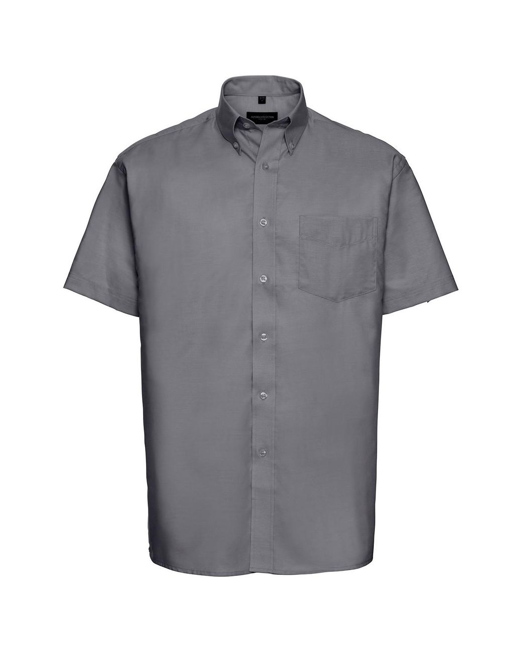 Russell Gray Collection Oxford Easy-Care Short-Sleeved Shirt for men